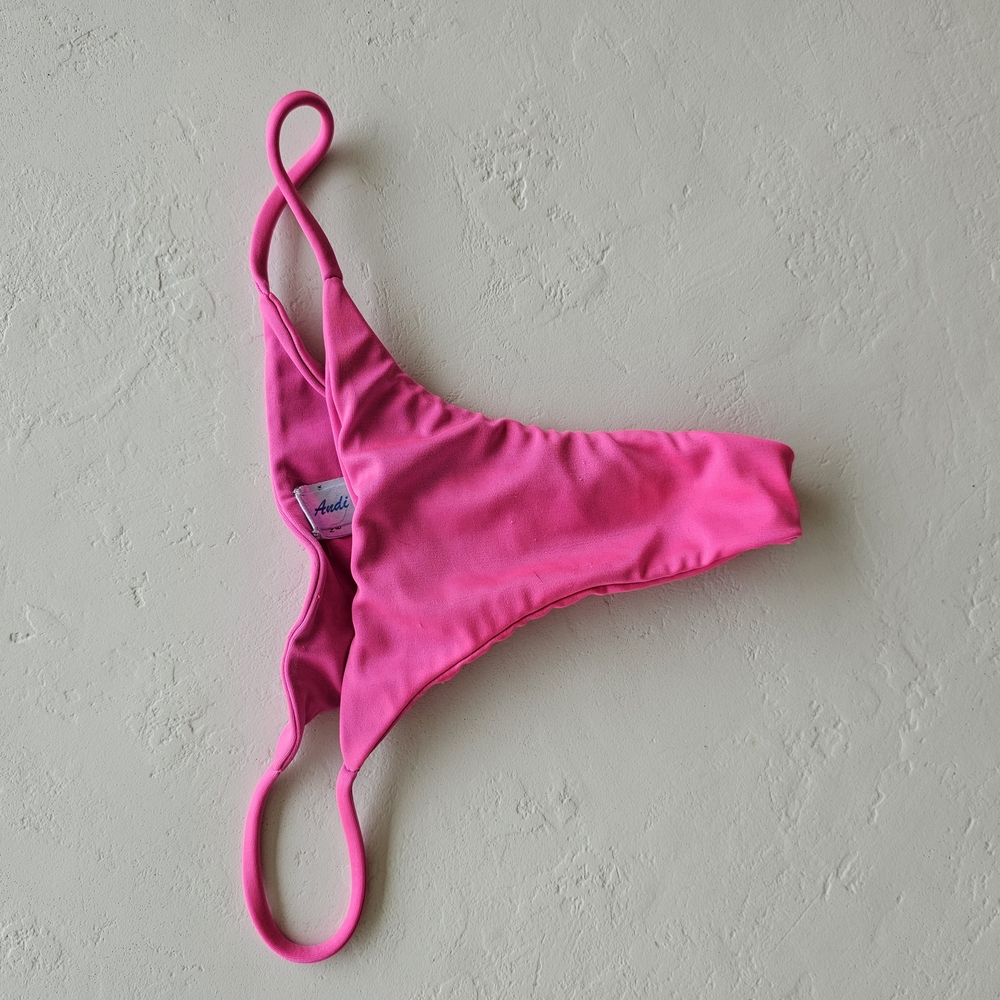 Vibrant Pink Minimal Coverage Bikini